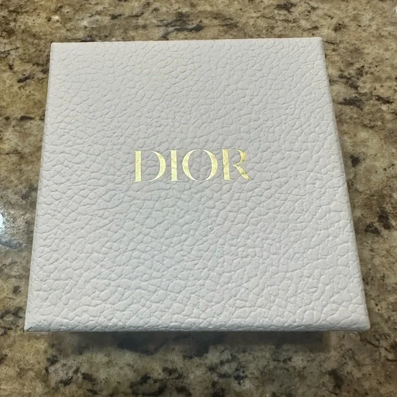 New in box Dior Red Nail Polish and Lipstick with Blue Patterned Holder - Picture 2 of 6